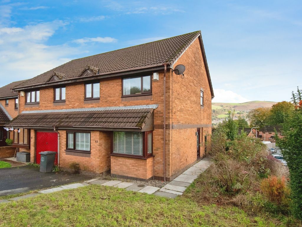 4 bed semidetached house for sale in Ynys Hir, Pontypridd CF37, £