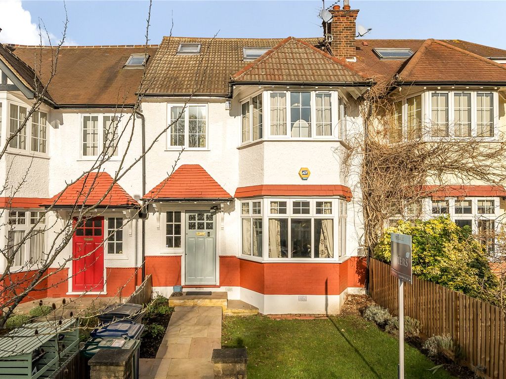5 bed terraced house for sale in Cherry Tree Road, London N2, £