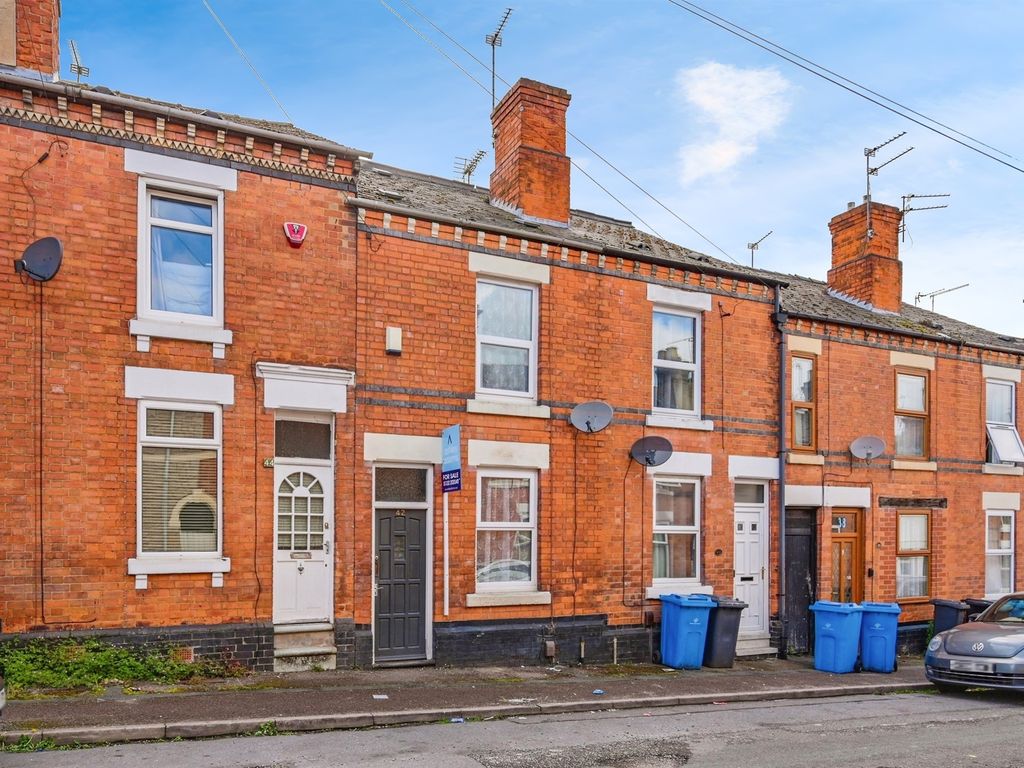 2 bed terraced house for sale in Cecil Street, Derby DE22, £135,000