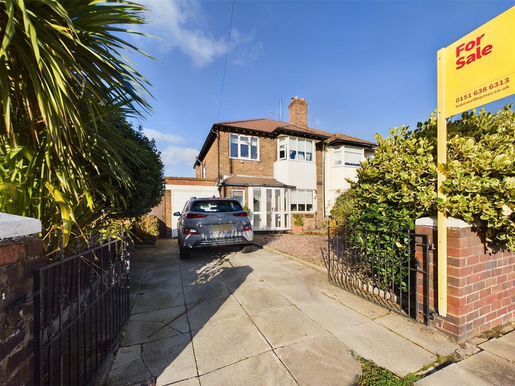 3 bed semidetached house for sale in Leasowe Road, Wallasey CH45, £