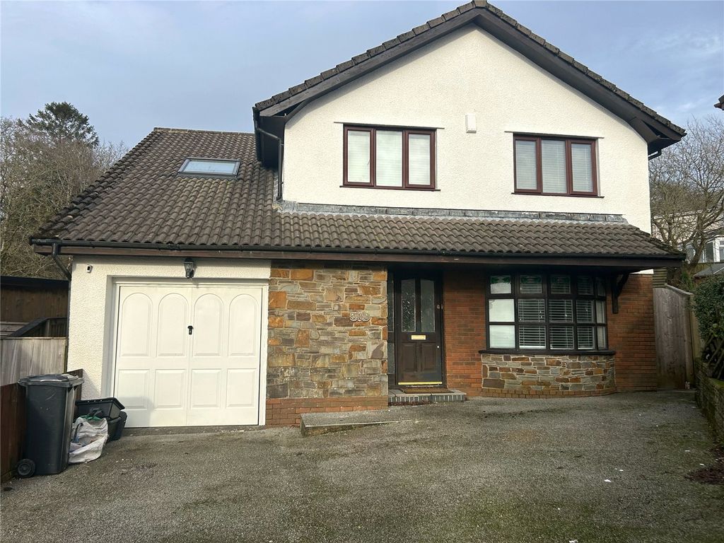 New home, 4 bed detached house for sale in The Meadows, Cimla, Neath, Neath Port Talbot SA11, £
