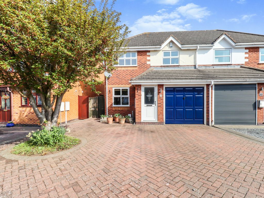 3 bed semidetached house for sale in Fallow Close, Broughton Astley