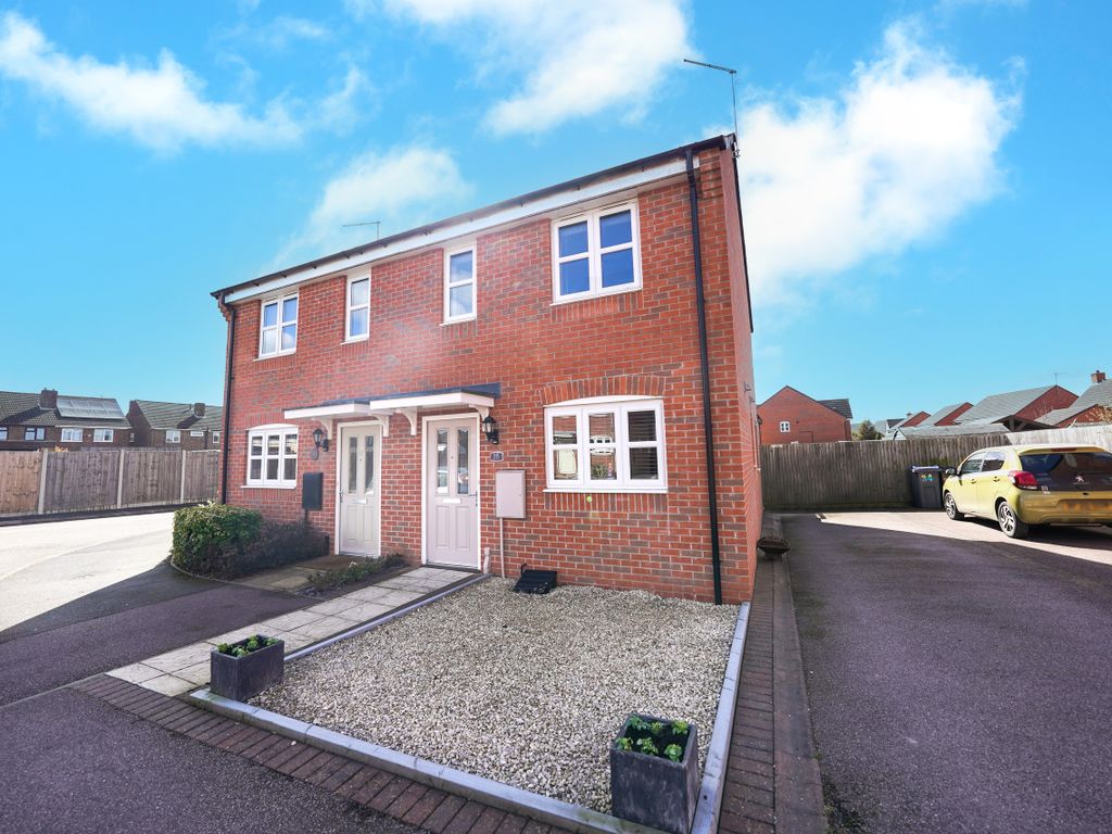 2 bed semidetached house for sale in Crew Lane, Newbold Verdon
