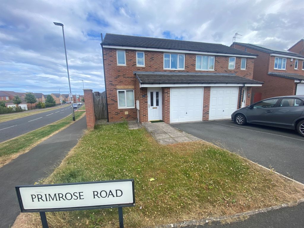 3 bed semidetached house for sale in Primrose Road, Hartlepool TS26