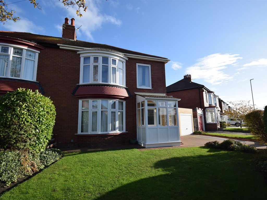 3 bed semidetached house for sale in Mortimer Road, South Shields NE34