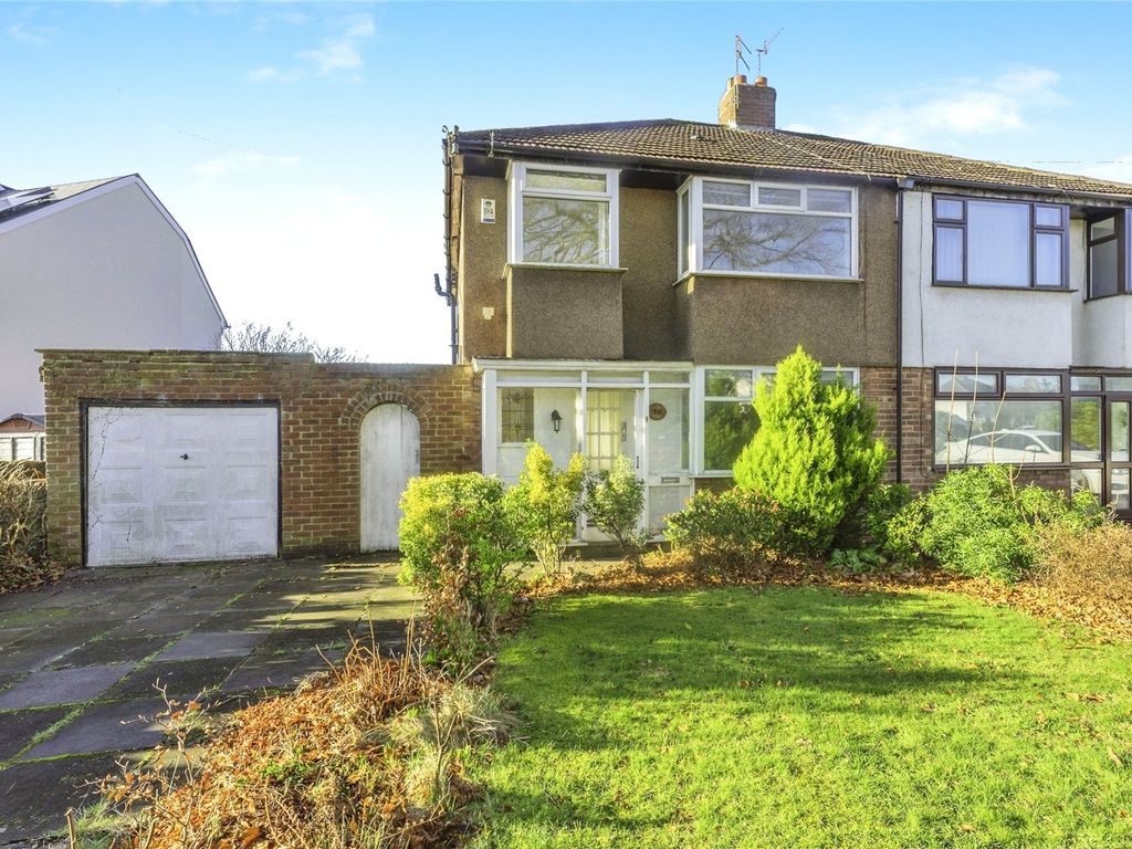 3 bed semidetached house for sale in Greenhill Road, Mossley Hill, Liverpool, Merseyside L18, £