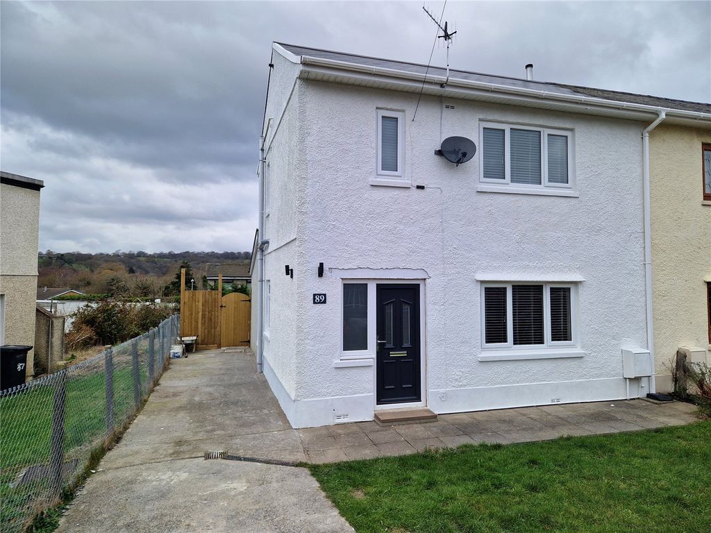 2 bed semidetached house for sale in Dolfain, Ystradgynlais, Swansea