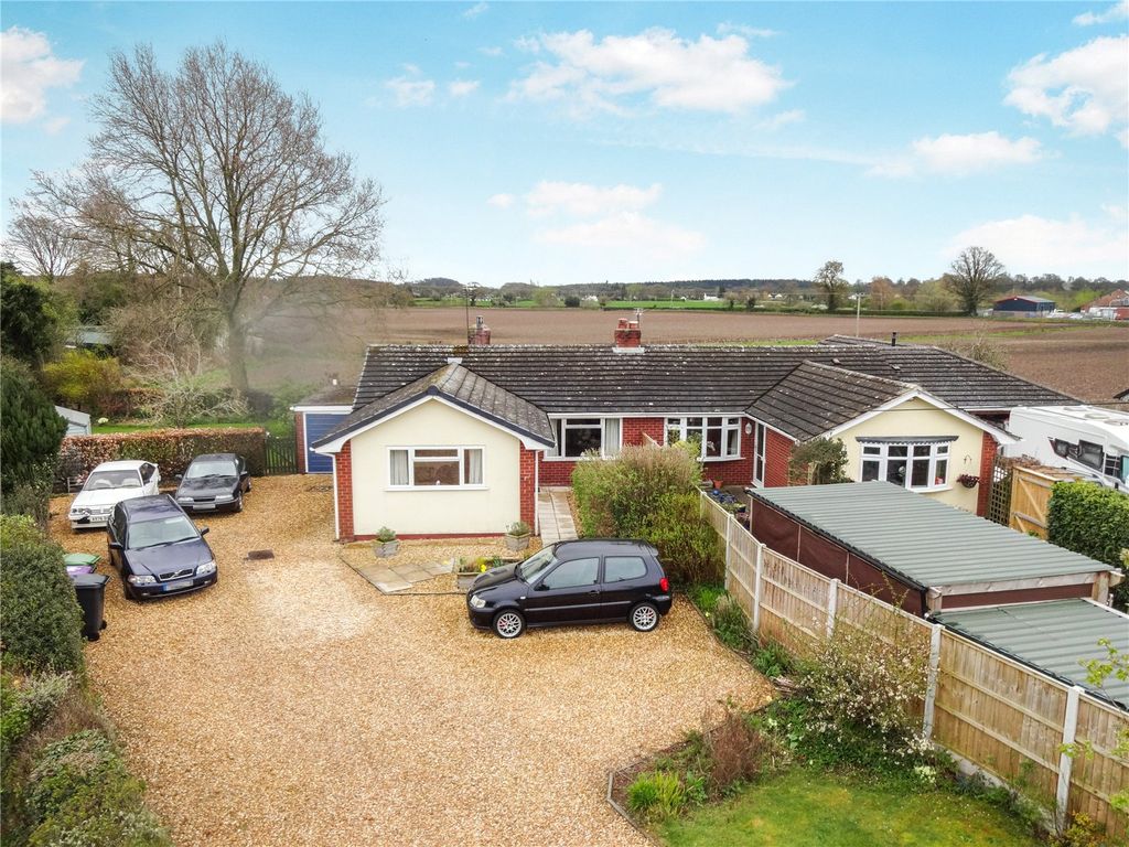 2 bed bungalow for sale in Soulton Crescent, Wem, Shrewsbury