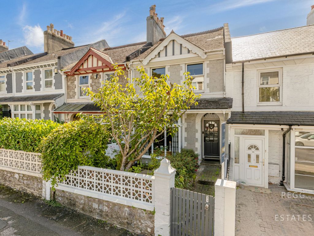 4 bed terraced house for sale in Windsor Road, Torquay TQ1, £290,000