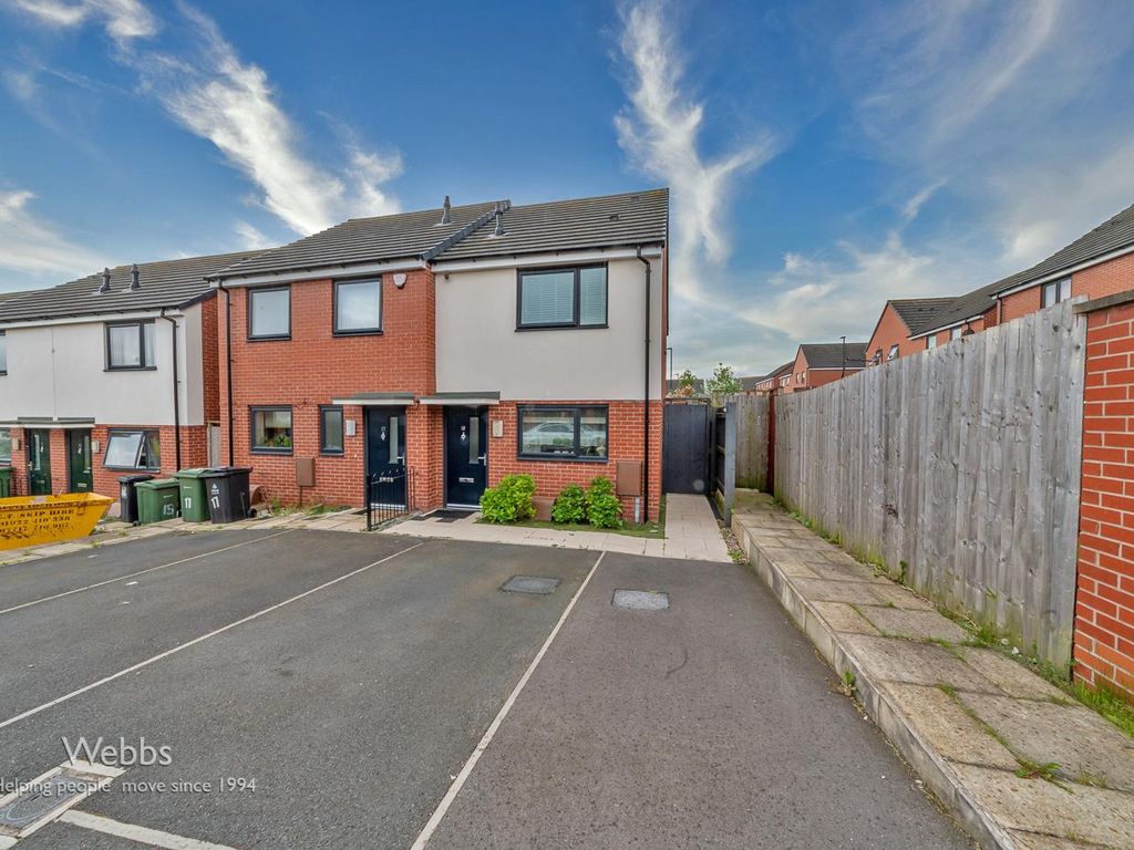 2 bed semidetached house for sale in Grebe Drive, Bloxwich, Walsall