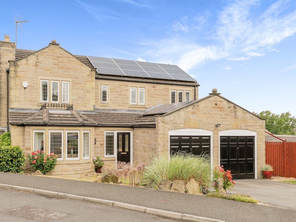 4 bed detached house for sale in Honey Head Lane, Honley, Holmfirth HD9