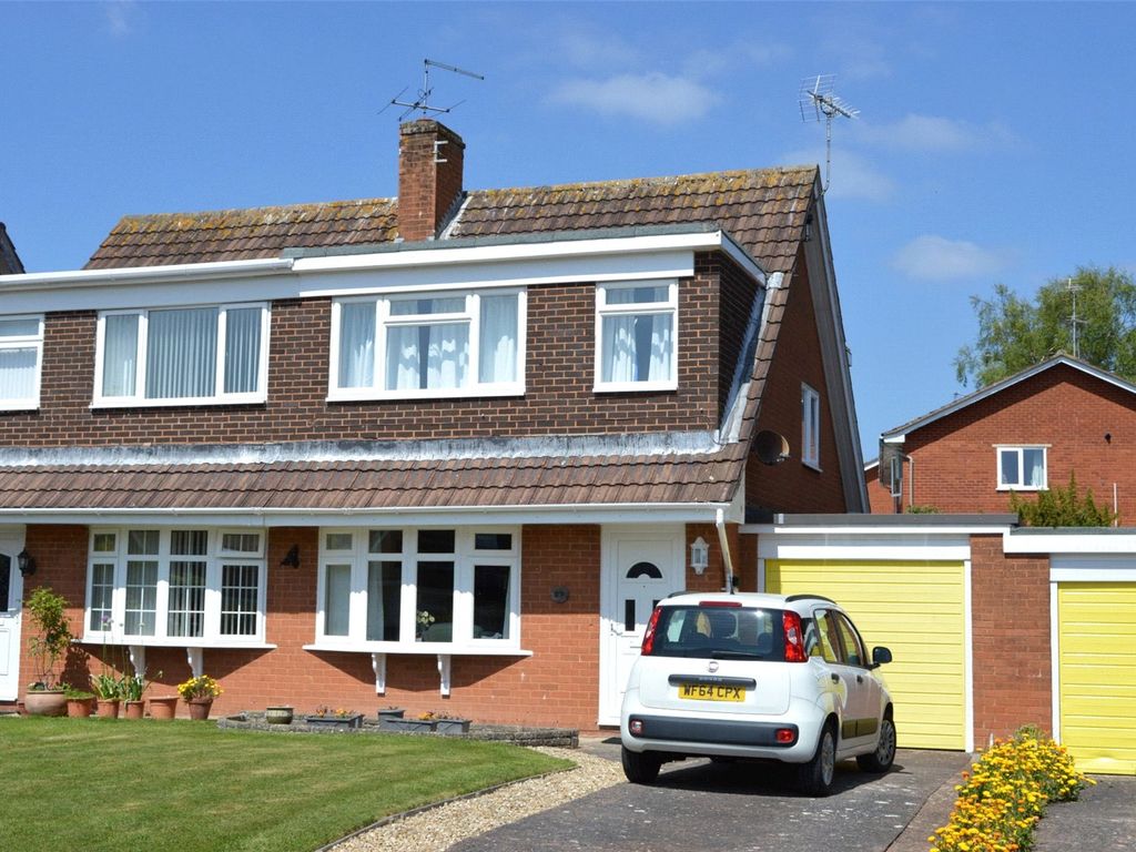 3 bed semidetached house for sale in Fleming Avenue, Sidmouth, Devon