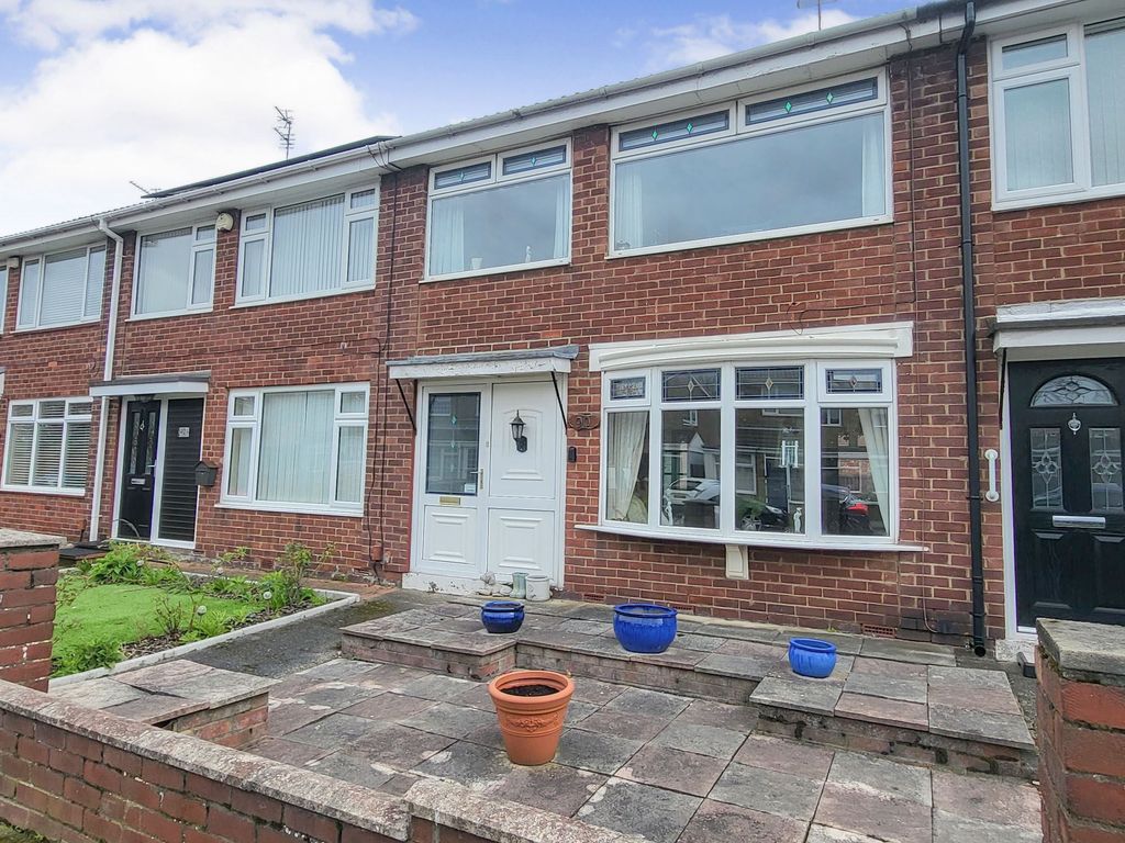3 bed terraced house for sale in Breamish Street, Jarrow NE32, £147,000