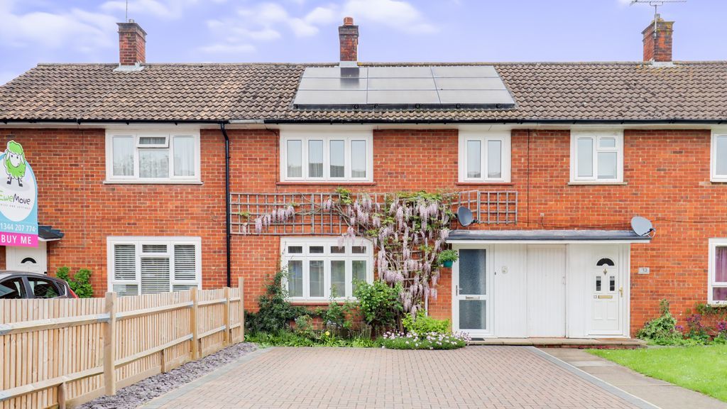 3 bed terraced house for sale in Herbert Close, Bracknell RG12 Zoopla