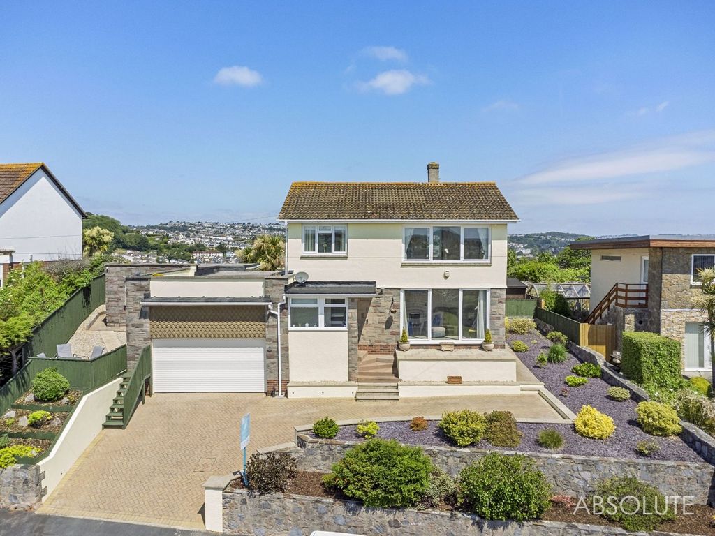 5 bed detached house for sale in Wheatlands Road, Paignton TQ4, £