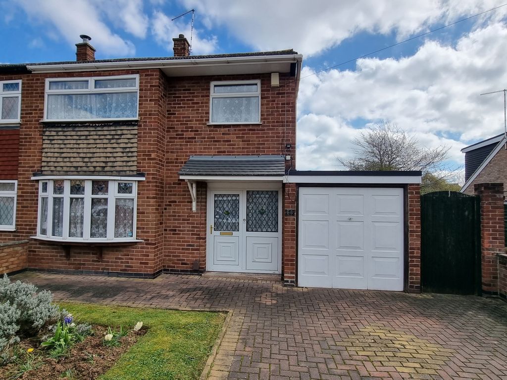 3 bed semidetached house for sale in Silverdale Drive, Thurmaston LE4