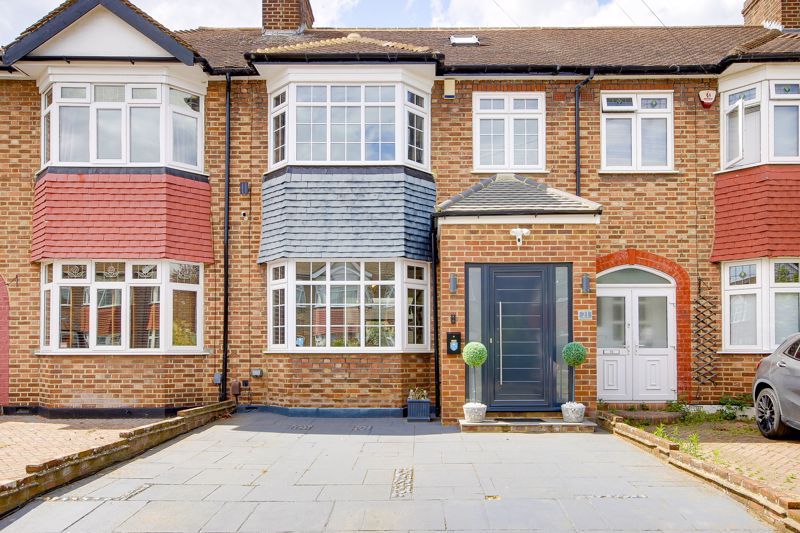3 bed terraced house for sale in Countisbury Avenue, Enfield EN1, £