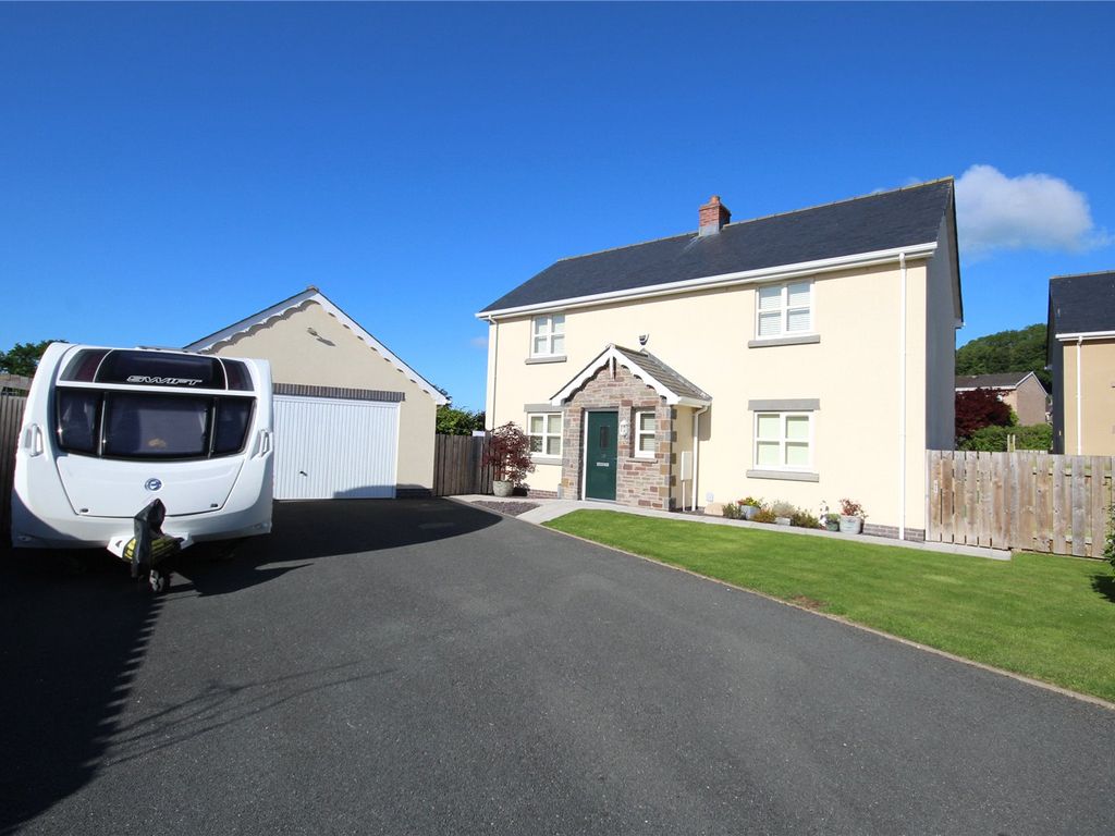 4 bed detached house for sale in Court Meadow, Bronllys, Brecon, Powys