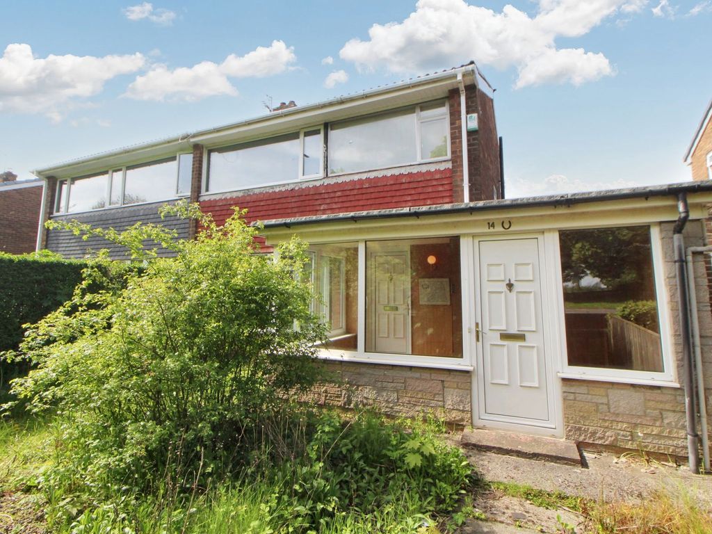3 bed semidetached house for sale in Deneside, Westerhope, Newcastle Upon Tyne NE5, £110,000
