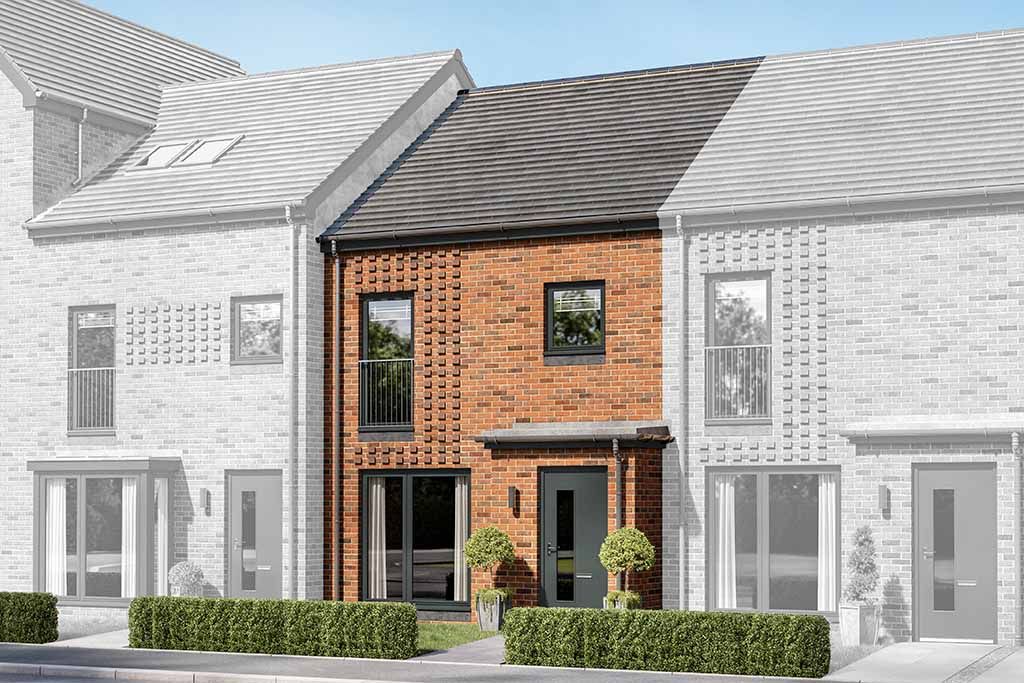 New home, 3 bed terraced house for sale in "The Blair" at French Street, Glasgow G40, £239,000