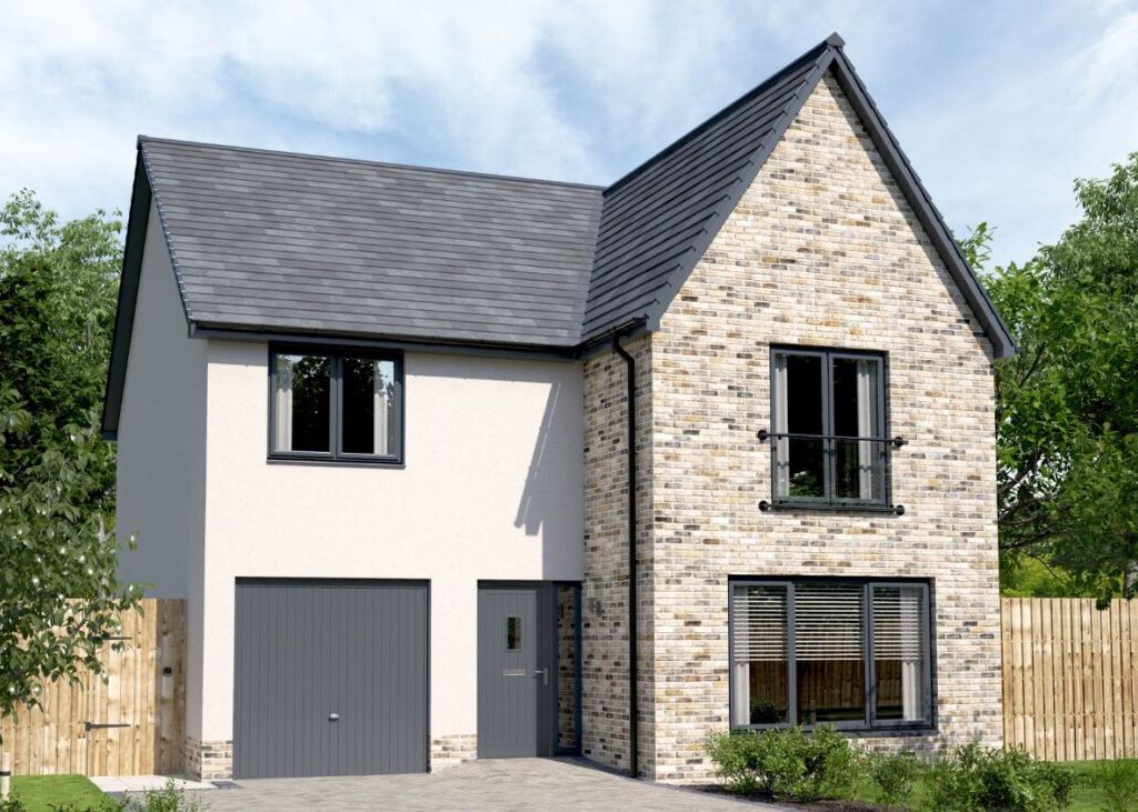New home, 4 bed detached house for sale in "Hutton Garden Room" at Golf View Road, Inverness IV3