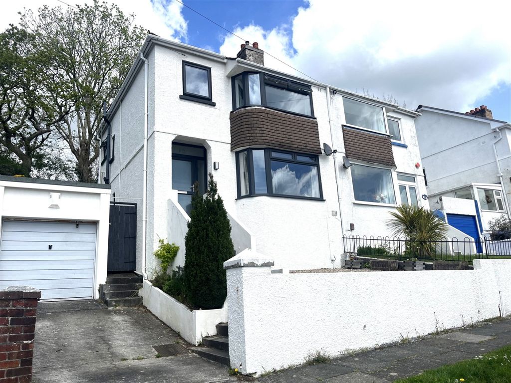 3 bed semidetached house for sale in Darwin Crescent, Laira, Plymouth