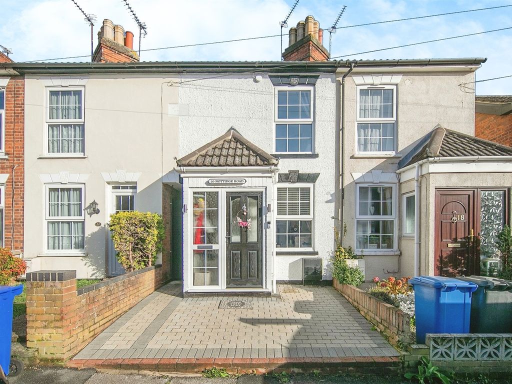 3 bed terraced house for sale in Nottidge Road, Ipswich IP4, £230,000