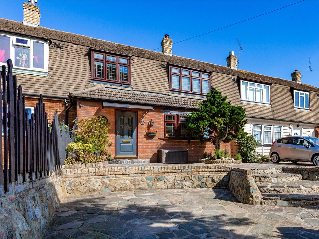 3 bed terraced house for sale in Whitchurch Road, Harold Hill RM3, £