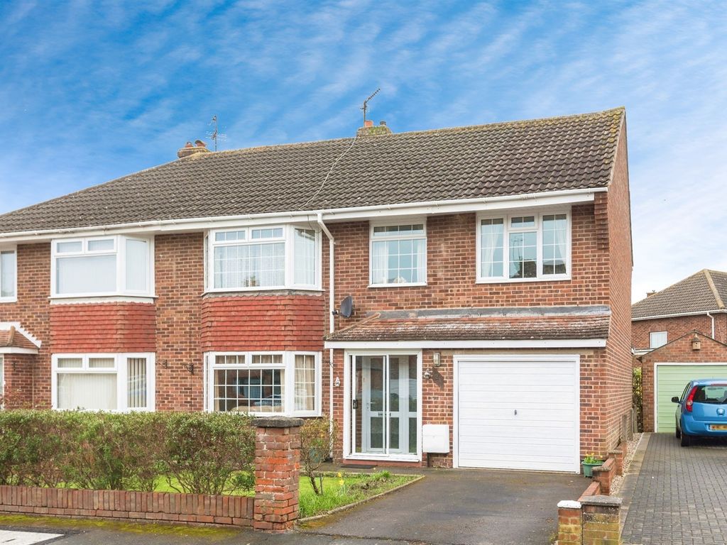 4 bed semidetached house for sale in Tudor Crescent, Stratton St