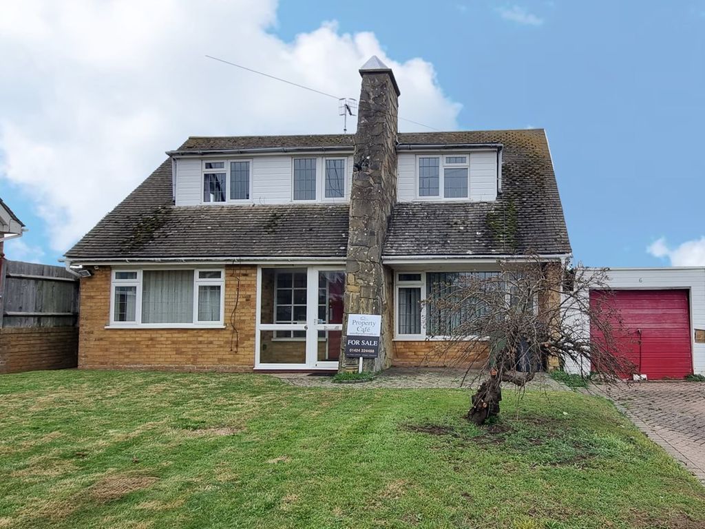 4 bed detached house for sale in Findon Close, BexhillOnSea TN39, £