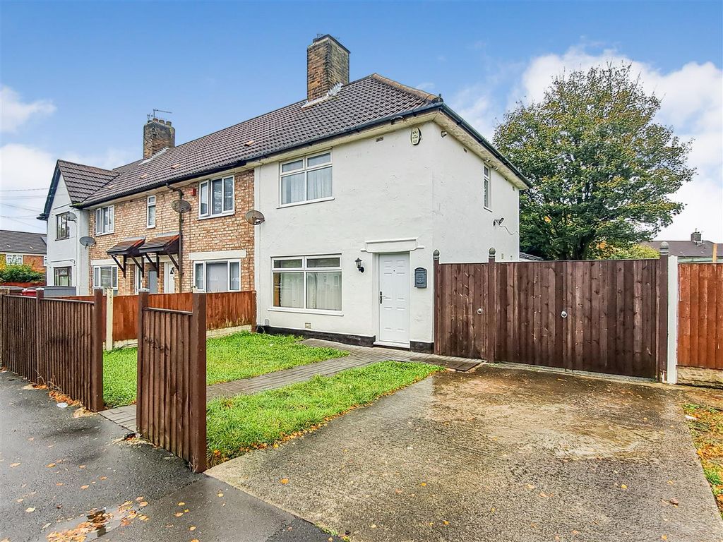 3 bed end terrace house for sale in Greenway, Huyton, Liverpool L36, £