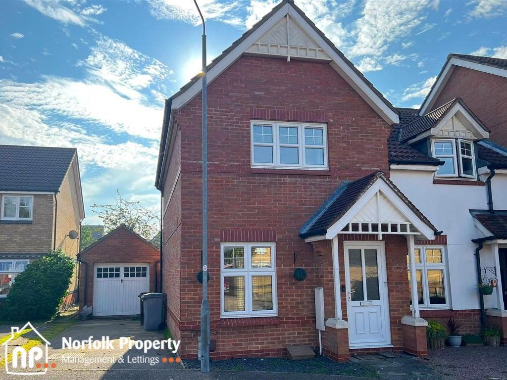 2 bed semidetached house to rent in Wilks Farm Drive, Sprowston