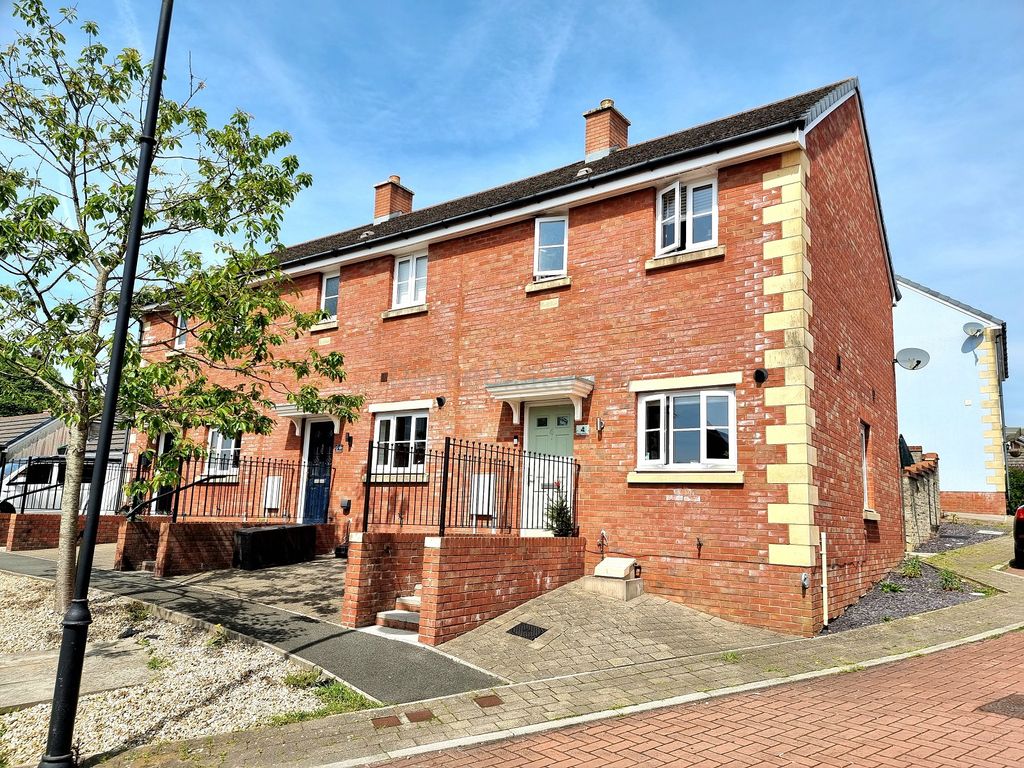 2 bed end terrace house for sale in Maes Yr Eos, Coity, Bridgend, Bridgend County. CF35, £