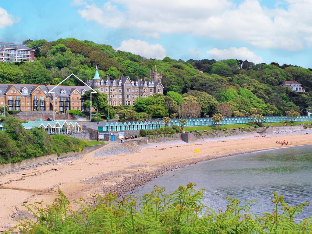 1 bed flat for sale in Langland Bay Road, Langland, Swansea SA3, £