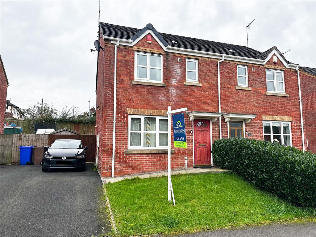 3 bed semidetached house for sale in Willow Tree Grove, Fenton, Stoke