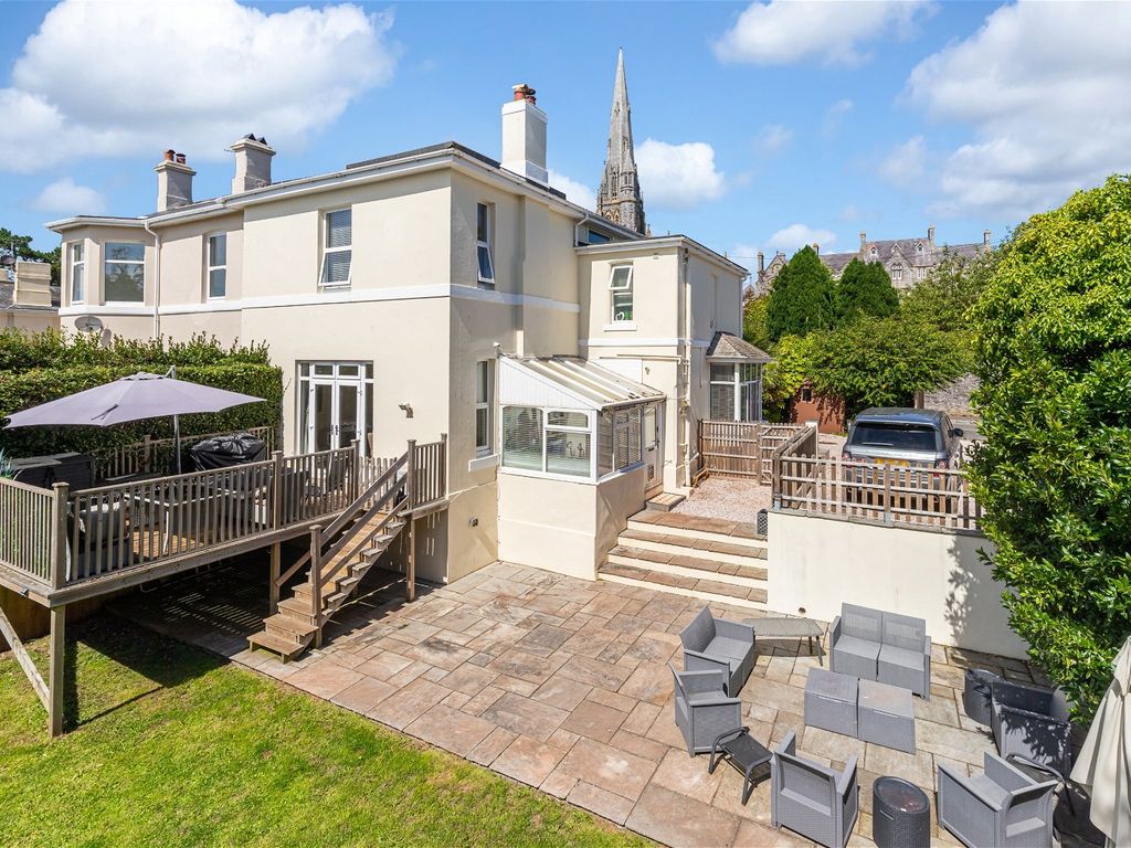4 bed semidetached house for sale in Priory Road, Torquay TQ1, £