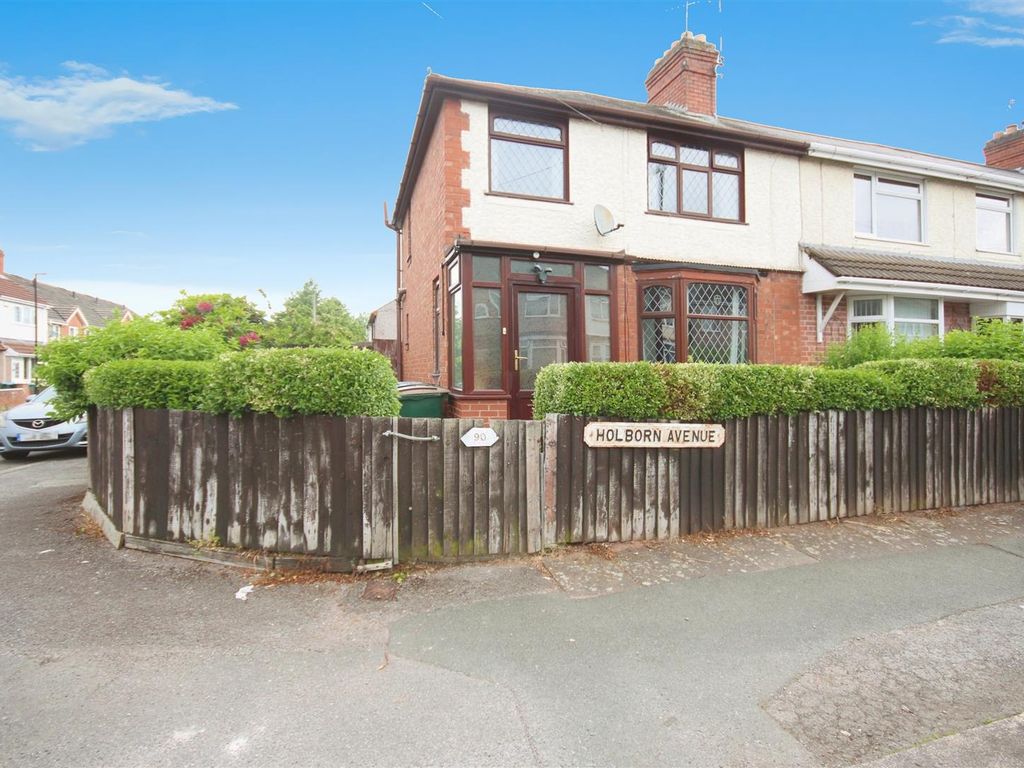 3 bed end terrace house for sale in Holborn Avenue, Holbrooks, Coventry