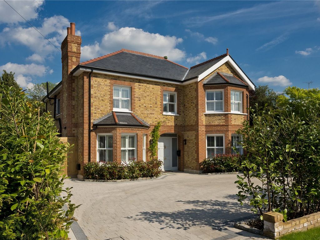 New home, 5 bed detached house for sale in West End Lane, Esher, Surrey
