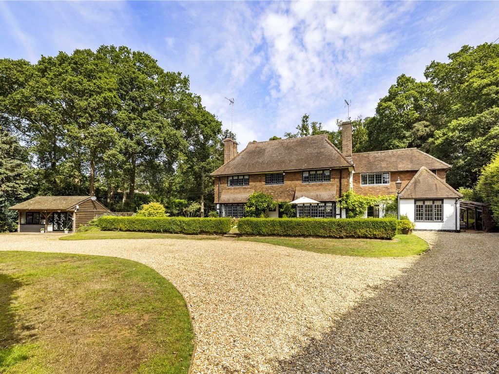 6 bed detached house for sale in Norney, Shackleford, Godalming, Surrey