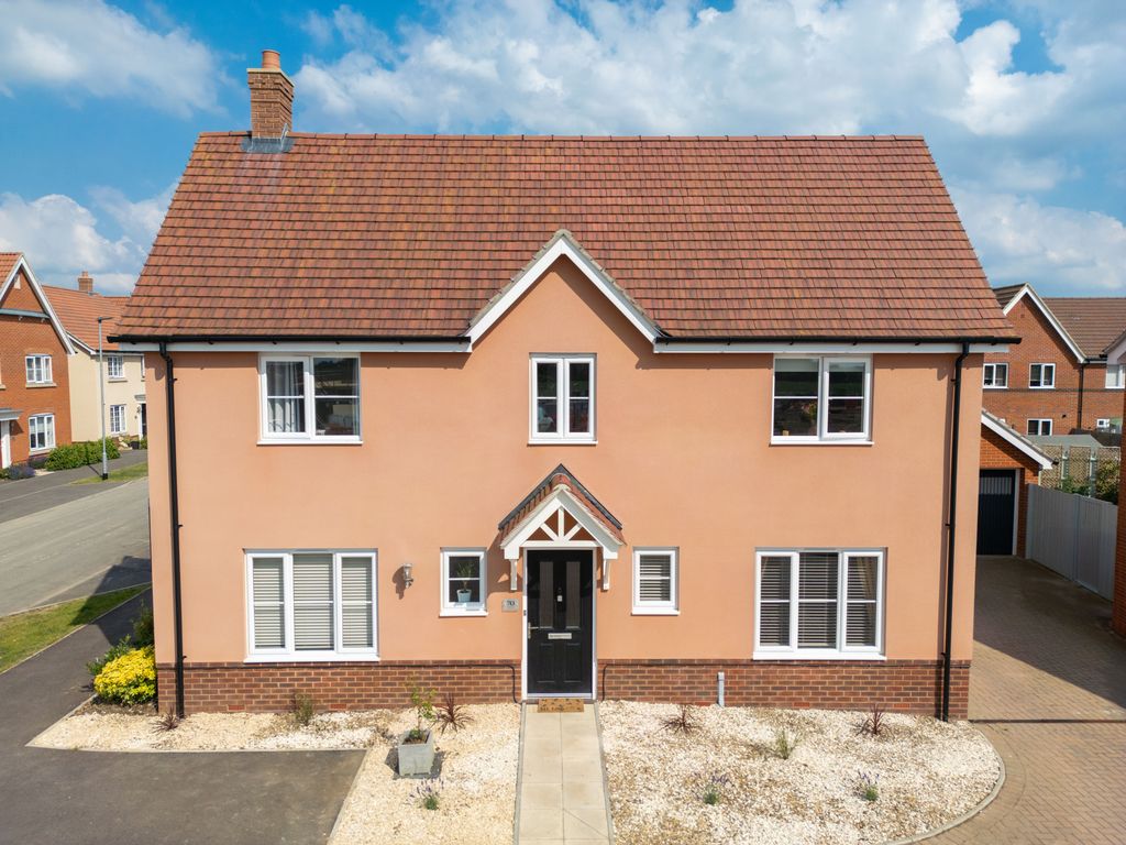 4 bed detached house for sale in Hall Lane, Elmswell, Suffolk IP30, £