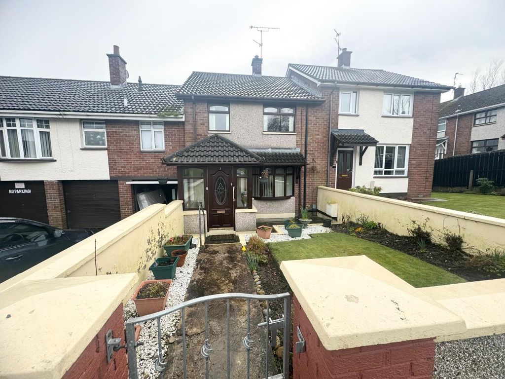 3 bed terraced house for sale in High Park, Creggan, Derry BT48, £