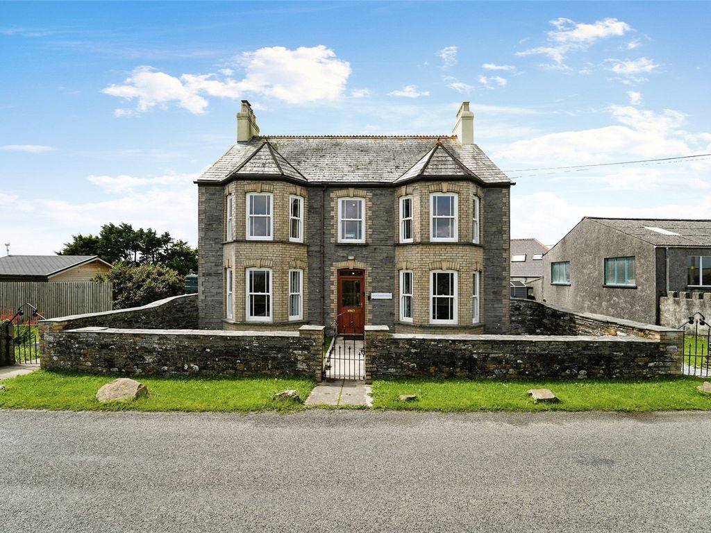 6 bed detached house for sale in West Downs, Delabole PL33, £650,000