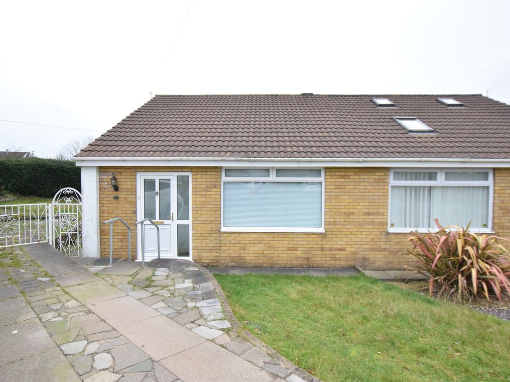 2 bed semidetached bungalow for sale in Garreg Wen, Penpedairheol