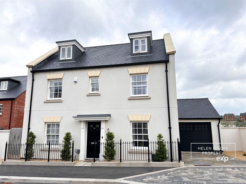 5 bed detached house for sale in Capella Drive, Sherford, Plymouth PL9