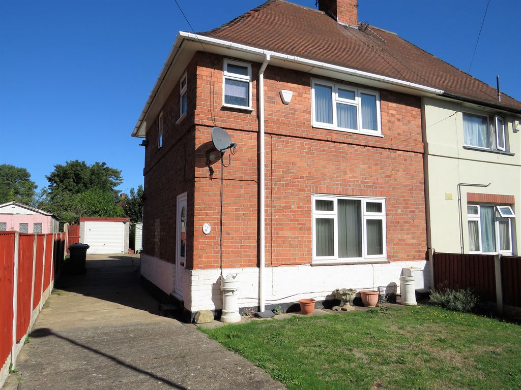 2 bed semidetached house for sale in Hilcot Drive, Aspley, Nottingham