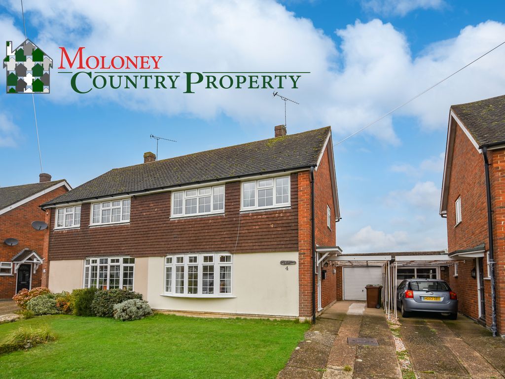 3 bed semidetached house for sale in Angel Terrace, Queen Street, Sandhurst, Cranbrook TN18, £