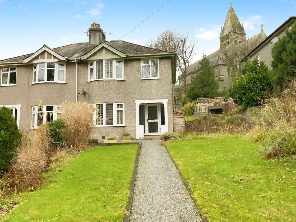 3 bed semidetached house for sale in Plymouth Road, Tavistock PL19, £