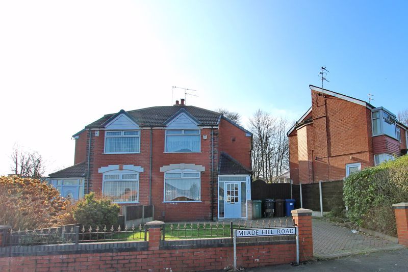 3 bed semidetached house for sale in Meade Hill Road, Prestwich