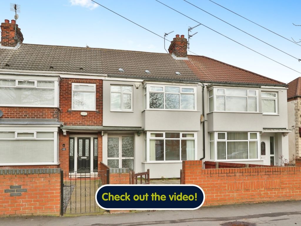 3 bed terraced house for sale in Sutton Road, Hull HU6, £130,000 Zoopla