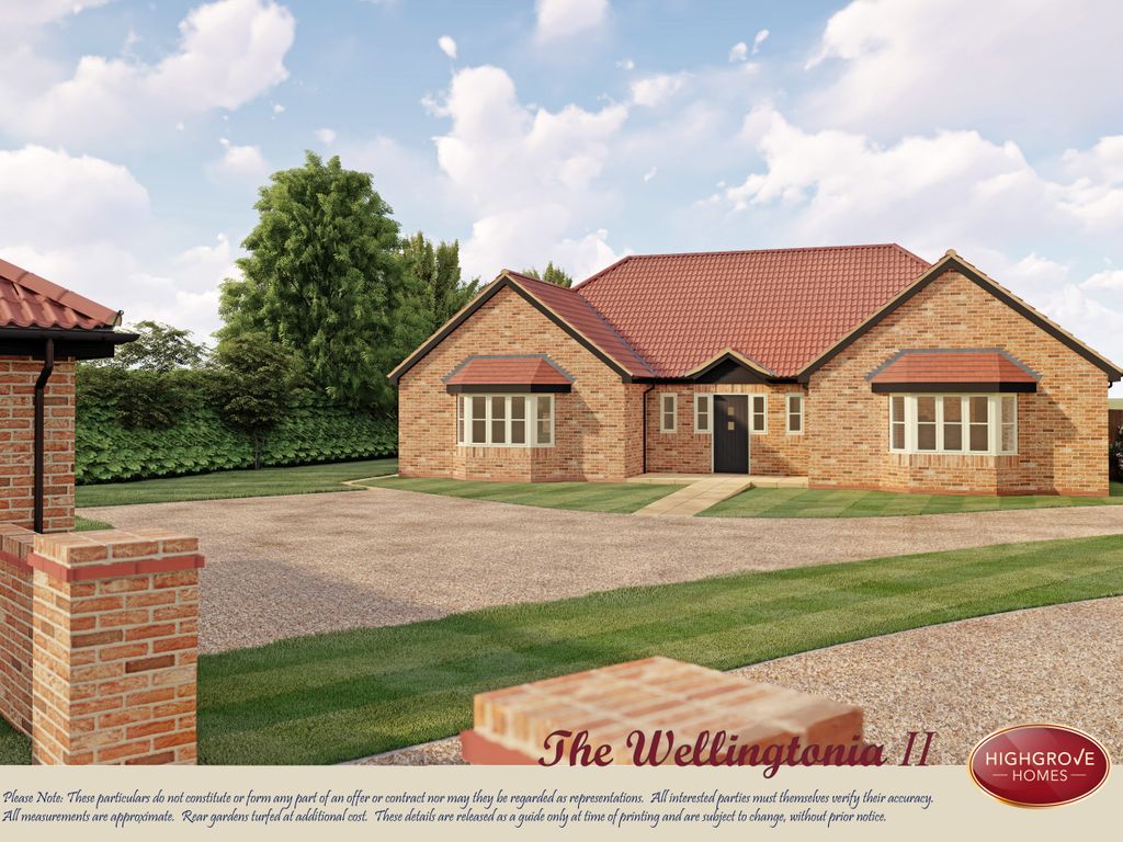 New home, 4 bed detached bungalow for sale in Plot 6, The Wellingtonia